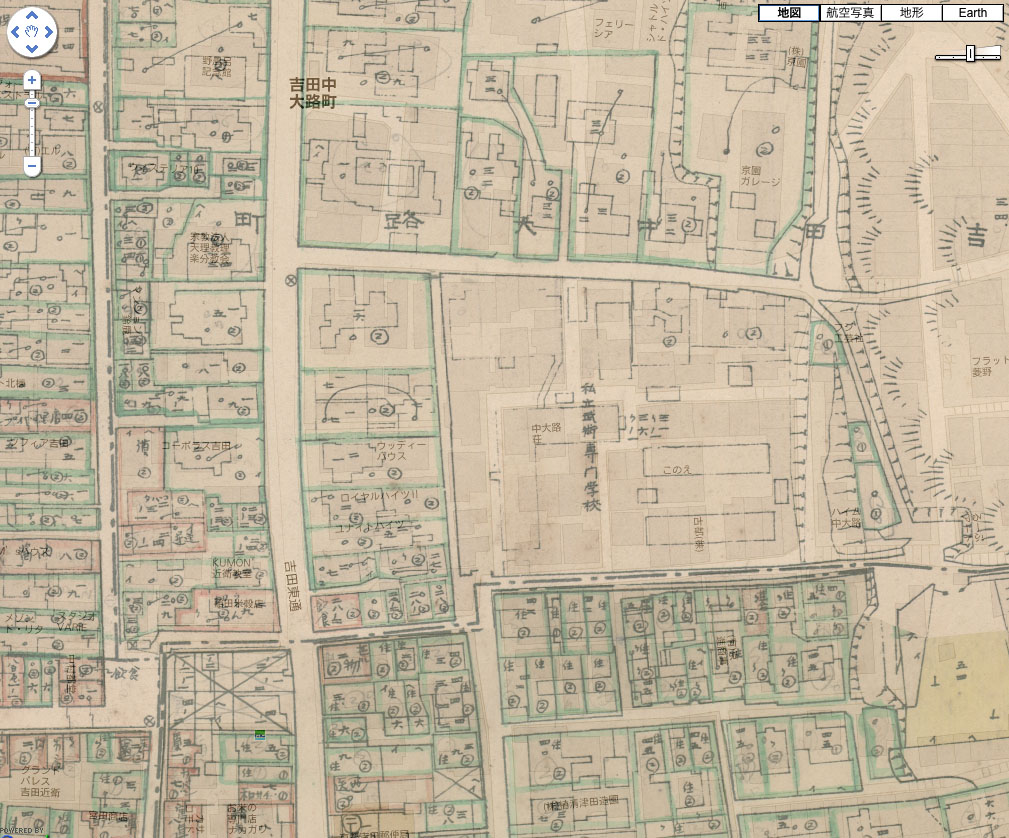 京都府宇治市 住宅地図 南北2冊セット - 地図